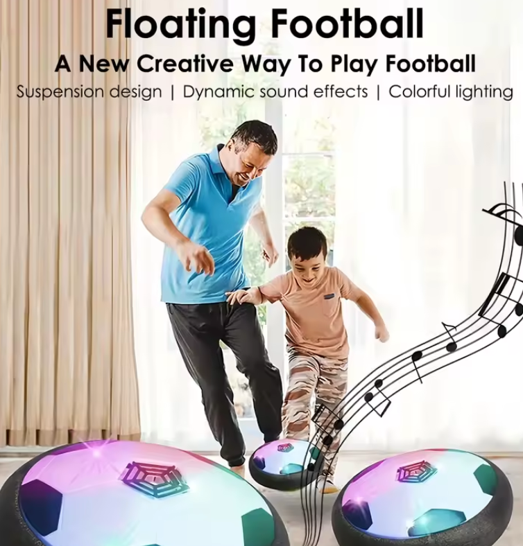 Pelota Plana De Futbol Flotante Led